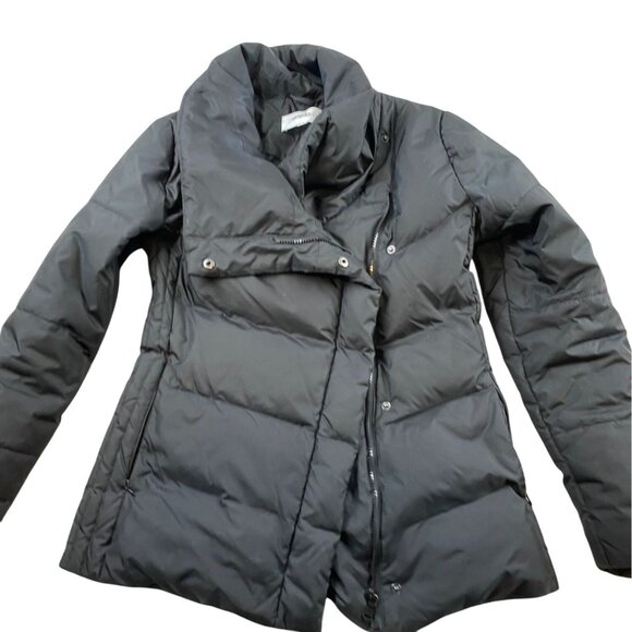 Hawke & Co. Women's Down Puffer Jacket M Black 80% Down 20% Feathers Lining - Picture 1 of 6